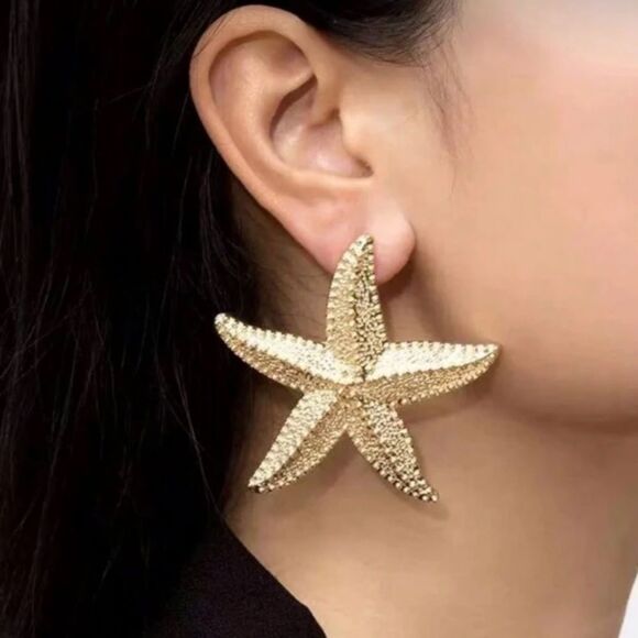 Gold Starfish Decorative Accents N890 - Picture 2 of 5